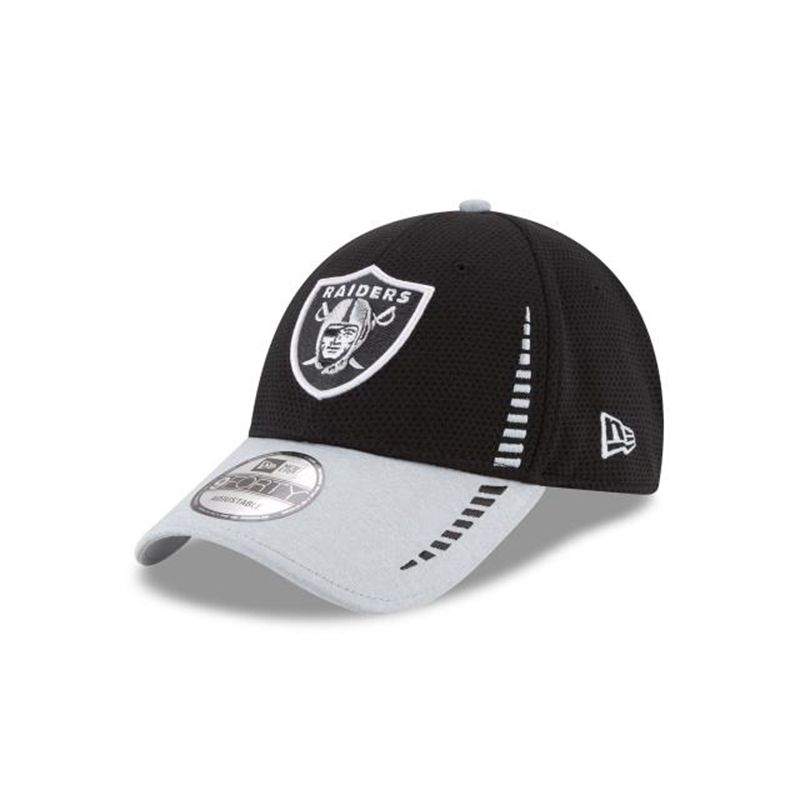 NFL Las Vegas Raiders Speed Tech 9Forty Adjustable (YZZ3310) - Black New Era Caps